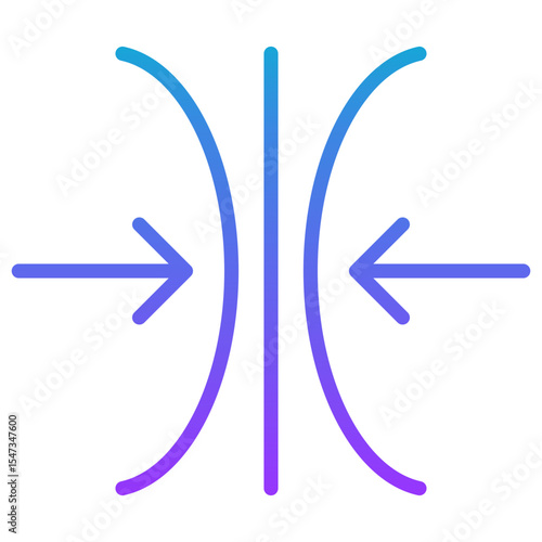resilient architecture glyph gradient icon