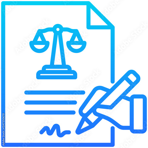 Contract Law Icon