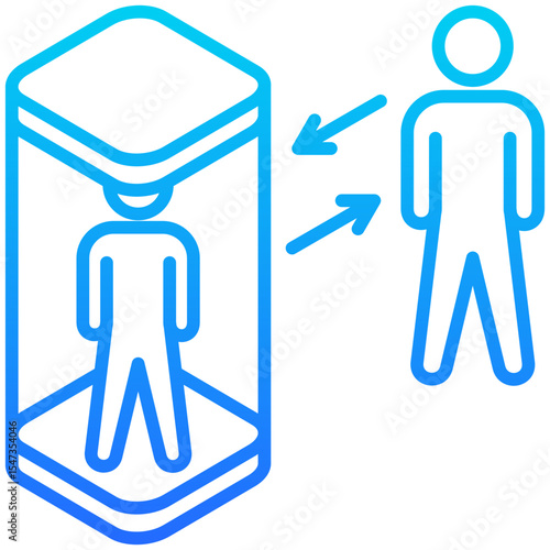 Quantum Teleportation Icon