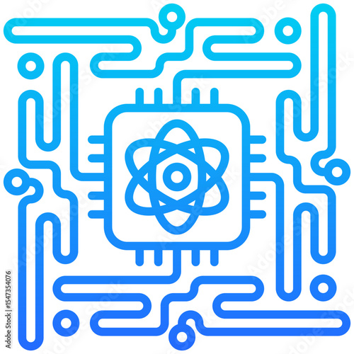 Quantum Cryptography Icon