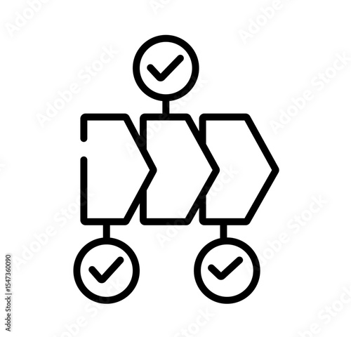 chronology vector icon