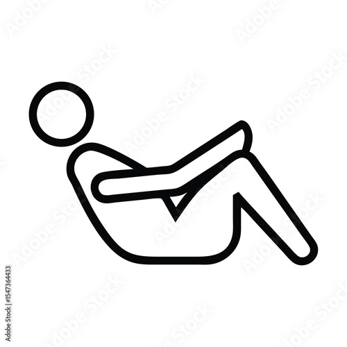 vector illustration of a black man icon