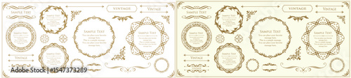 Fashionable frame. Design template. A set of gorgeous foreheads.
