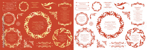Fashionable frame. Design template. A set of gorgeous foreheads.
