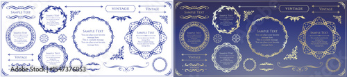 Fashionable frame. Design template. A set of gorgeous foreheads.

