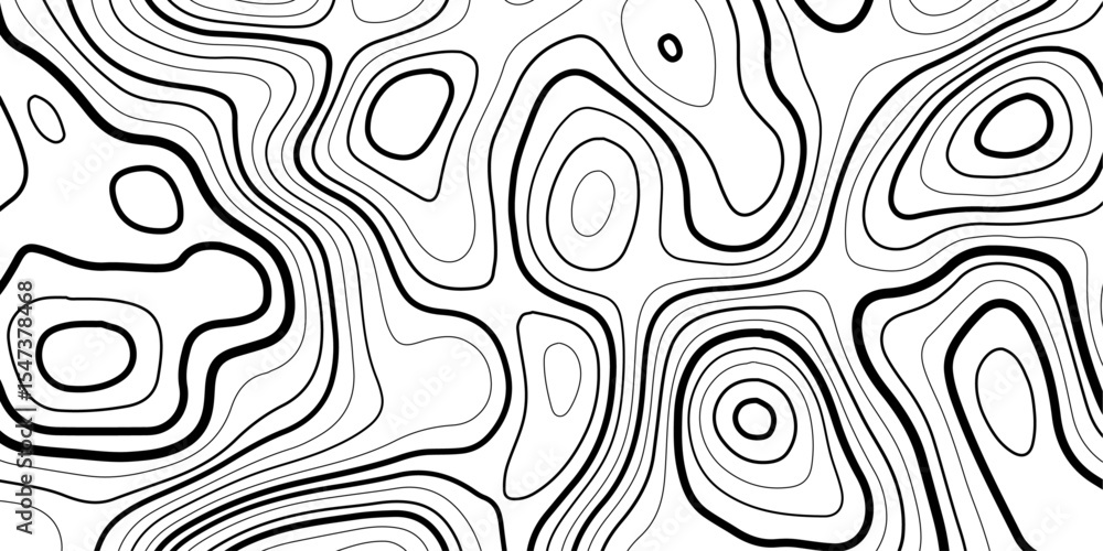 Obraz premium Minimal Contour Line Background – Topographic Art for Mapping Concepts.