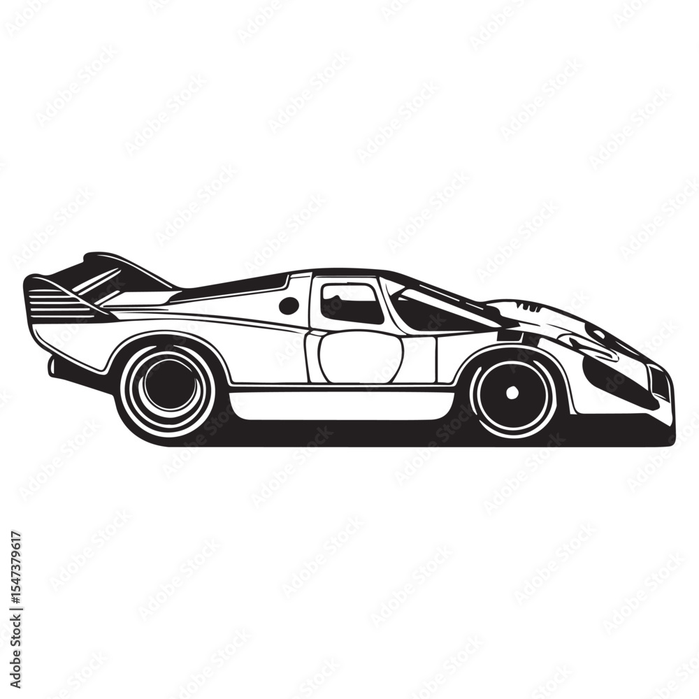 Fototapeta premium Racing Car Clipart Printable Sport Car Design
