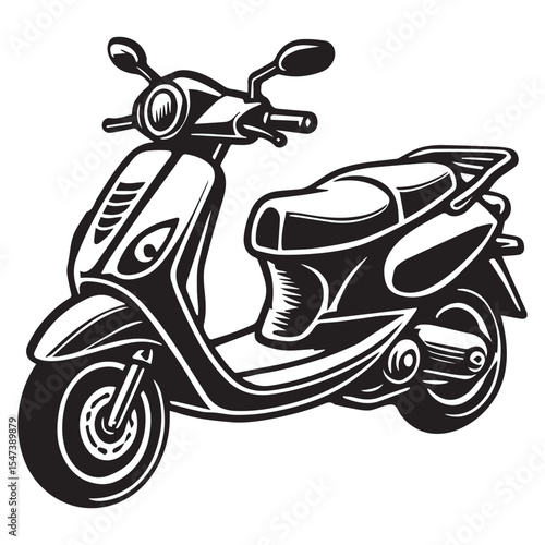 Scooter bike clipart scooter motorcycle illustration design sublimation 