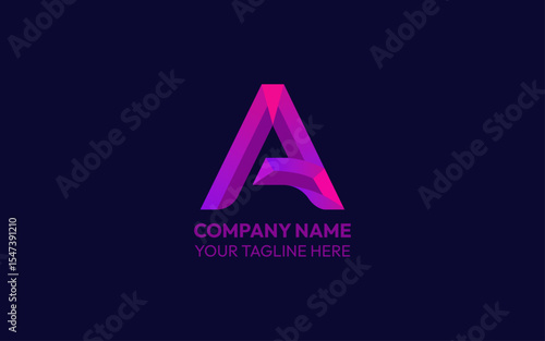 Elegant Capital Letter A with Minimalist Aesthetic