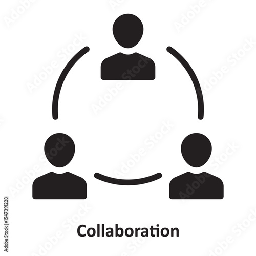 Collaboration Vector Icon which can easily modify or edit