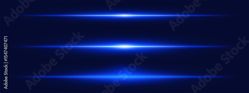 Light burst set. Intense blue beam with sparkles and soft particles over black, fitting for space, energy, or futuristic interface design.