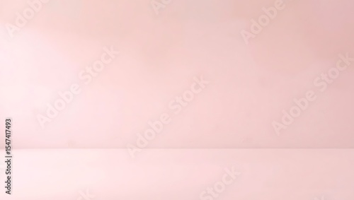 Simple pink studio background wall and floor