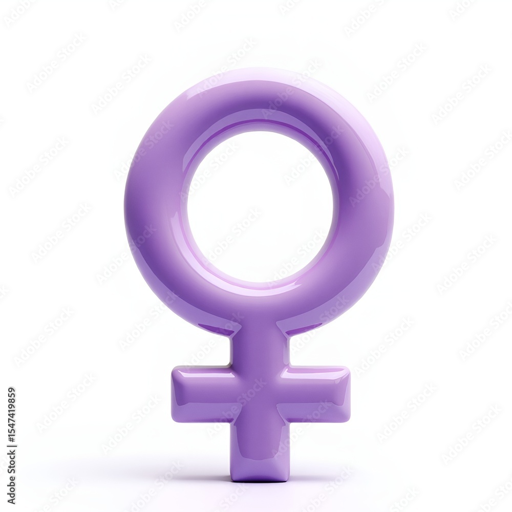 3D Purple Gender Symbol Isolated on Transparent Background, Modern Icon for Identity, Equality, and Diversity Concepts 3D Purple Gender Symbol Isolated on Transparent Background, Modern Icon for Identity, Equality, and Diversity Concepts