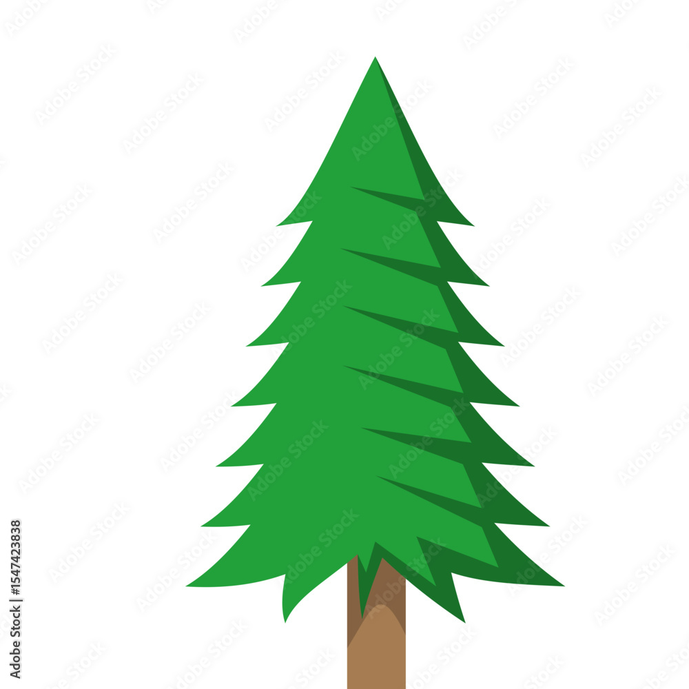 Pine Tree Forest Illustration Pine Tree Forest Illustration