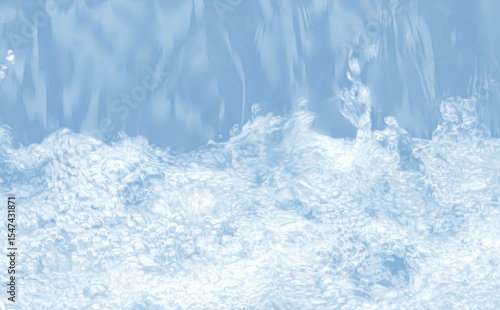 	水色のキラキラした水面写真
