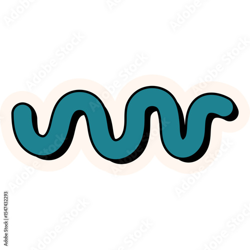 Retro Sticker Element