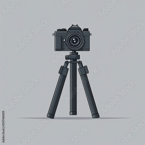camera on tripod