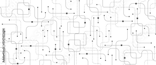 Motherboard technology abstract texture design. Creative idea AI banner concept for internet tech. Software coding. Digital concept for poster, cover, banner, header, web, presentation template