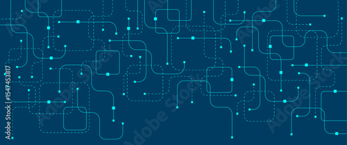 Digital tech motherboard texture design. Creative idea AI banner concept for internet technology. Software coding. Engineering concept for poster, cover, banner, header, web, presentation template