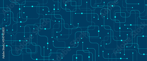 Digital tech motherboard texture design. Creative idea AI banner concept for internet technology. Software coding. Engineering concept for poster, cover, banner, header, web, presentation template