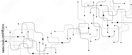 Digital tech motherboard texture design. Creative idea banner concept for internet technology. Software coding. Engineering concept for poster, cover, banner, header, web, presentation template