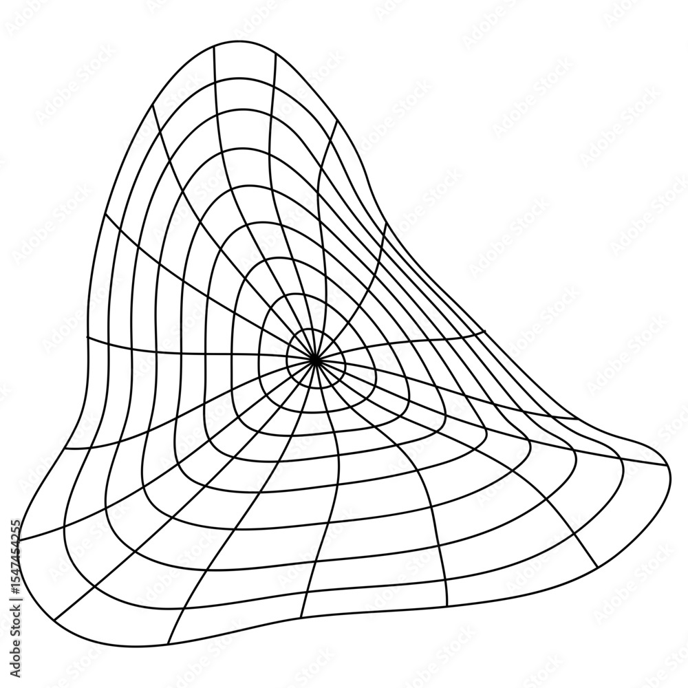 Obraz premium Distorted Grid