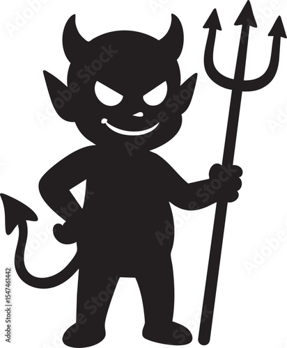 Little Devil Silhouette

