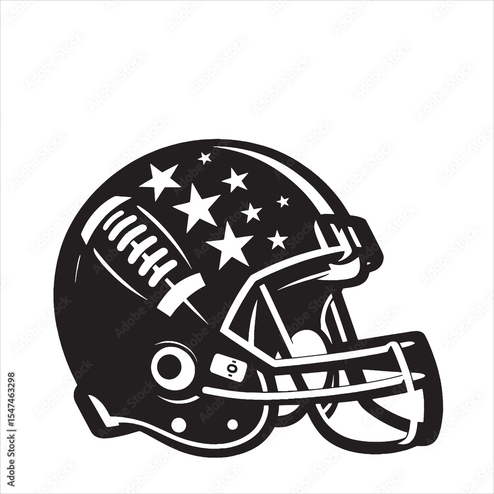 Fototapeta premium American Football Helmet
