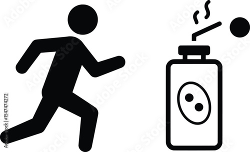 Vector Illustration on Illicit Trafficking Awareness