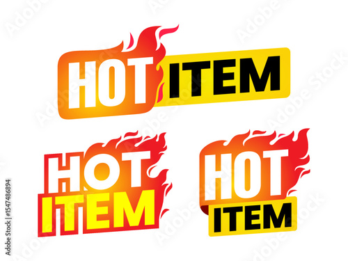 Hot Item Sale with fire