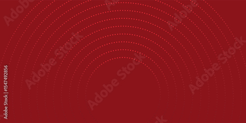 Collection of red concentric circles. Collection of radial sound wave or sonar rings. Pack of radar icon symbols, targets, dashed lines, halftones.vector illustration.modern.