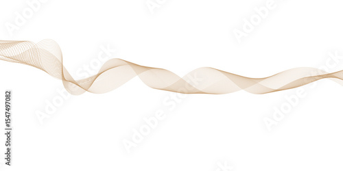 beige wave design creates  flowing and dynamic visual effect on a white background,  adding a touch of elegance and modern style