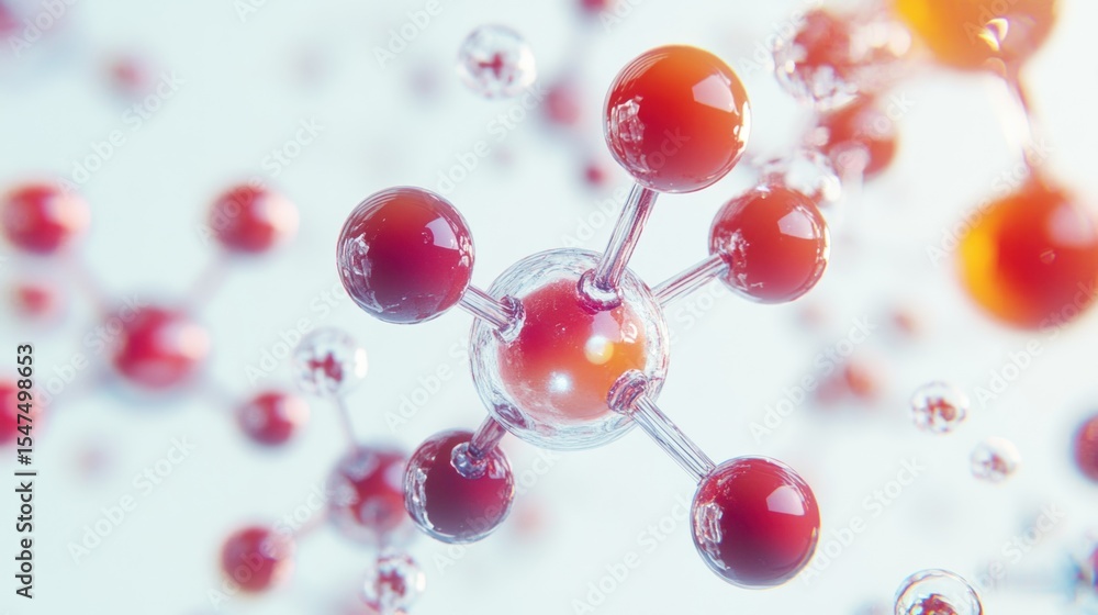 Molecular structure illustration Molecular structure illustration