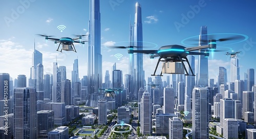 Future of Delivery Drones Revolutionizing Urban Logistics