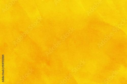 Abstract yellow background in watercolor style