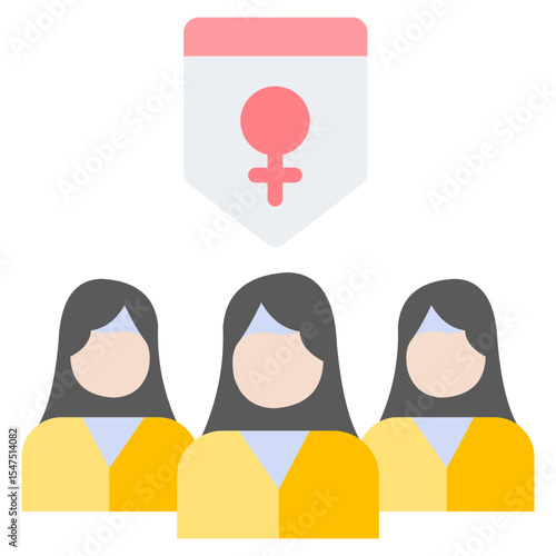 College Sorority Icon