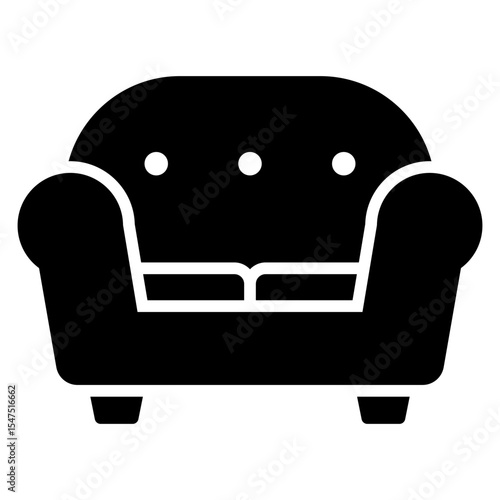 Sofa solid icon