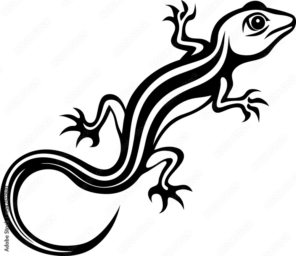 Naklejka premium vector image of a dragon