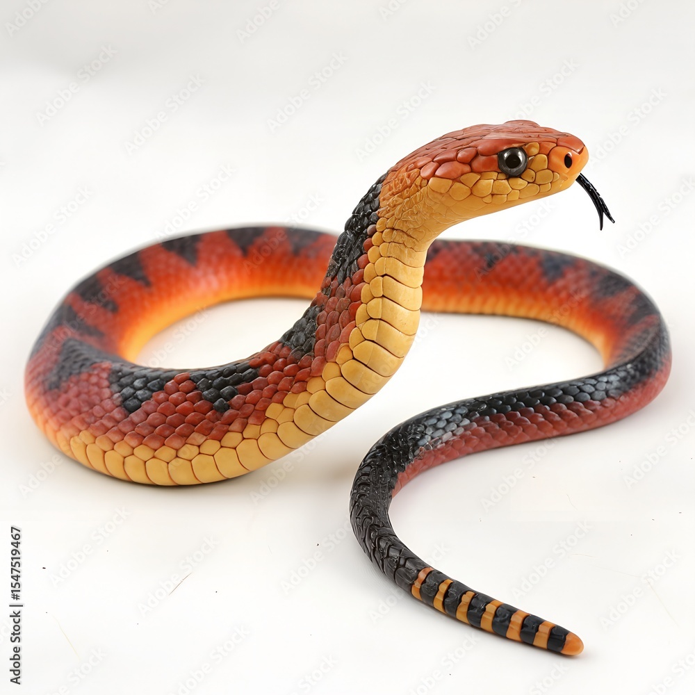 Naklejka premium Toy Snake