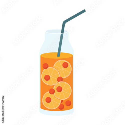 Colorful refreshing drinks with fruit and ice in different glasses. Summer cold drinks