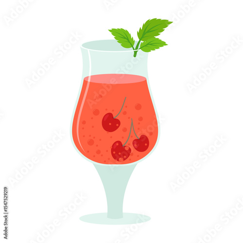 Colorful refreshing drinks with fruit and ice in different glasses. Summer cold drinks
