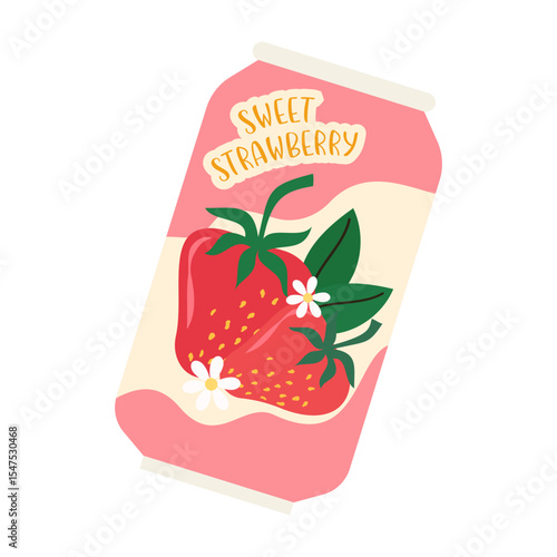 Colorful summer cold drink cartons and bottles with different fruit flavors