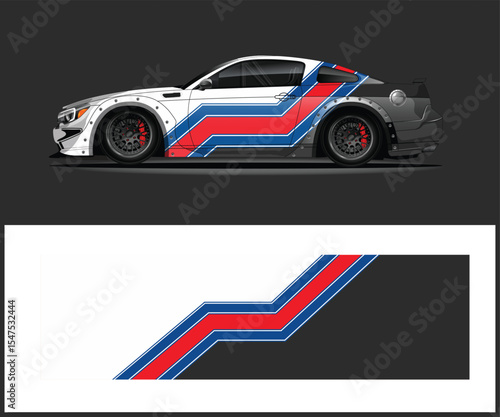 City skyline silhouette on side of white van with sound wave graphic