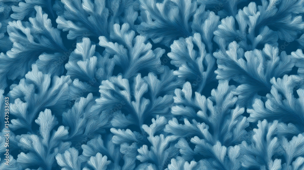 Blue marine texture pattern.