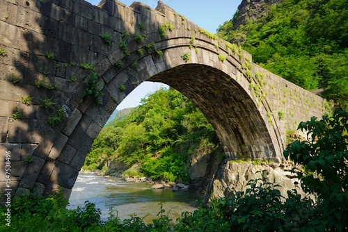 Bild auf Leinwand Ancient bridge in Armenia, Lori region.