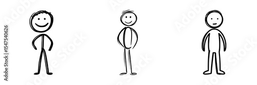 Stickman Icon. Stick Figure Man Person Male Stand Standing Full Body Men Bathroom Sign Symbol Black Artwork Graphic Illustration Clipart EPS Vector’ becomes ‘Icon of a Stickman, a Stick Figure