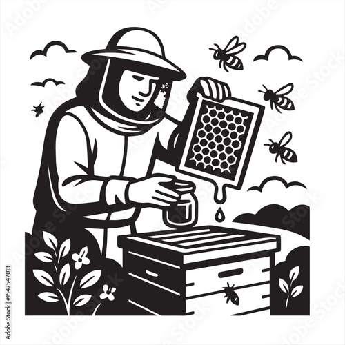 honey harvesting