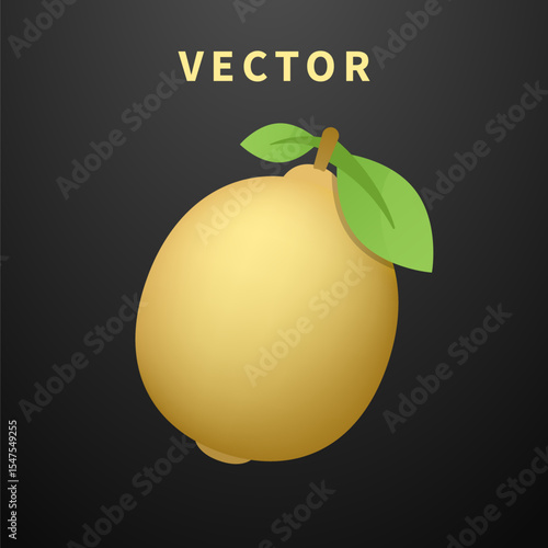 Kiwi icon on black background