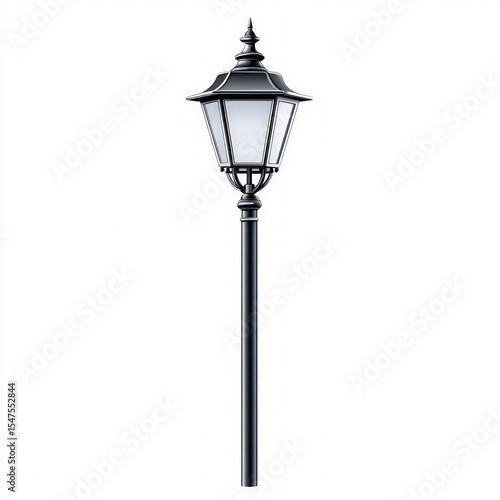 Metal Pole Isolated