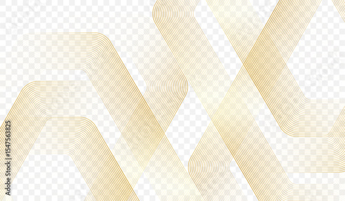 Geometric stripe line art background with golden hexagons for poster, brochure, cover, banner, header, website, landing page presentation template